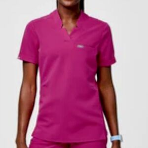 Scrub top Raspberry Sorbet Figs. Limited Edition Color.